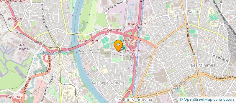 localisation de l'entreprise MADAME AURELIE PEIGNE à TOULOUSE