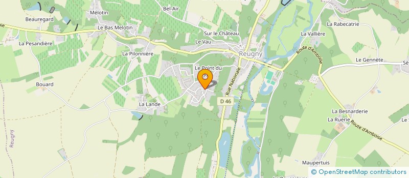 localisation de l'entreprise MADAME AURELIE PEJOT  REUGNY