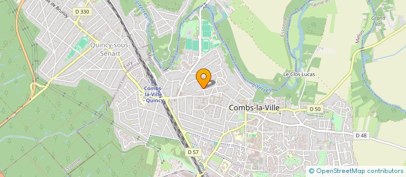 localisation de l'entreprise MADAME AURELIE PELAY  COMBS-LA-VILLE