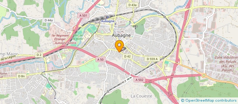 localisation de l'entreprise MADAME AURELIE PELGRIN à AUBAGNE
