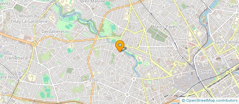 localisation de l'entreprise MADAME AURELIE PENEAU à NANTES