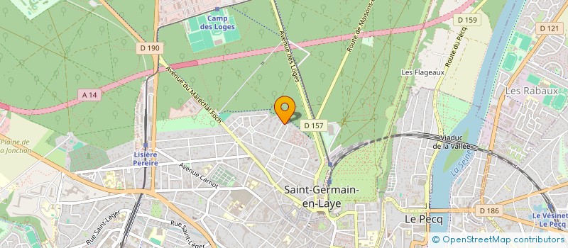 localisation de l'entreprise MADAME AURELIE PENNEL  SAINT-GERMAIN-EN-LAYE