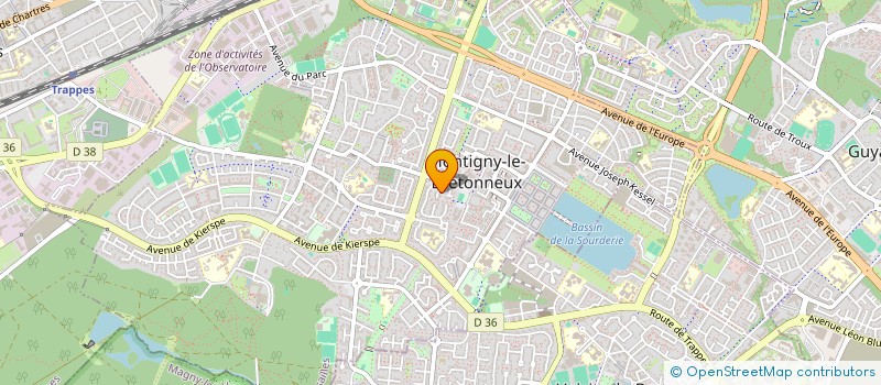 localisation de l'entreprise MADAME AURELIE PENVEN  MONTIGNY-LE-BRETONNEUX