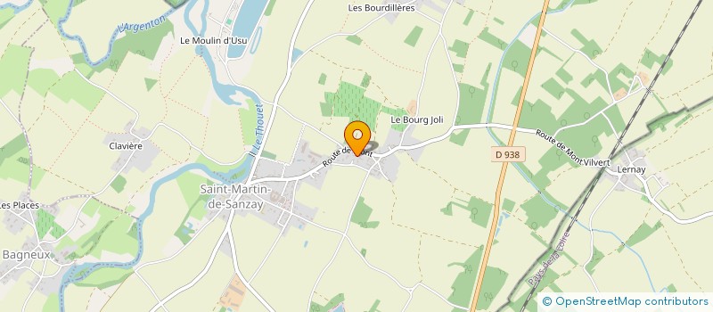 localisation de l'entreprise MADAME AURELIE PERDRIAU  SAINT-MARTIN-DE-SANZAY