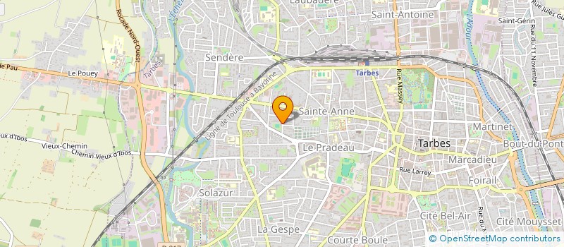 localisation de l'entreprise MADAME AURELIE PERE-ESCAMPS  TARBES