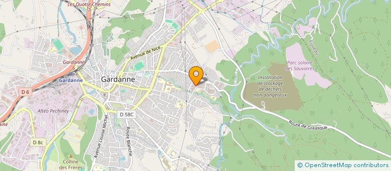 localisation de l'entreprise MADAME AURELIE PEREIRA à GARDANNE