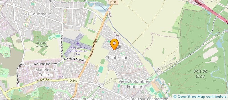 localisation de l'entreprise MADAME AURELIE PEREZ  CHELLES