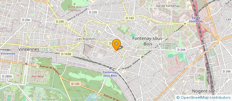 localisation de l'entreprise MADAME AURELIE PERNELLE à FONTENAY-SOUS-BOIS