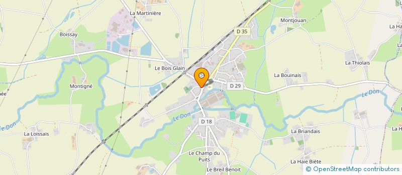 localisation de l'entreprise MADAME AURELIE PERRAIS  ISSE