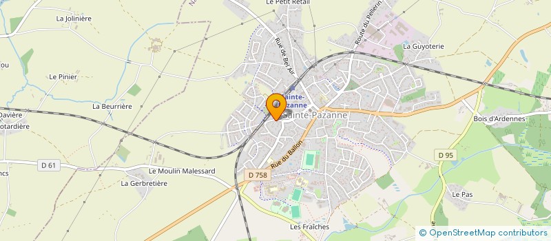 localisation de l'entreprise MADAME AURELIE PERRAUD à SAINTE PAZANNE