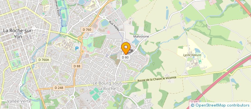 localisation de l'entreprise MADAME AURELIE PERREAU CHAPALAIN à LA ROCHE-SUR-YON
