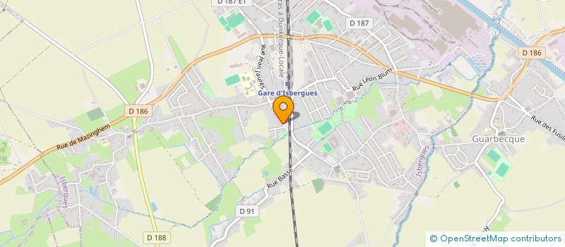 localisation de l'entreprise MADAME AURELIE PERREN  ISBERGUES