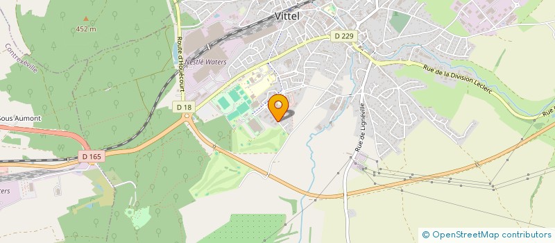 localisation de l'entreprise MADAME AURELIE PERRIN  VITTEL