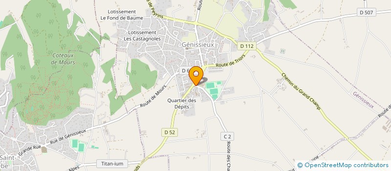 localisation de l'entreprise MADAME AURELIE PERRIN  GENISSIEUX