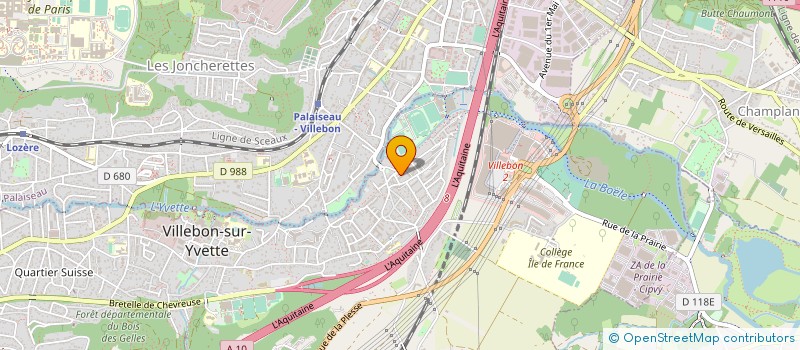 localisation de l'entreprise MADAME AURELIE PERROT  VILLEBON-SUR-YVETTE