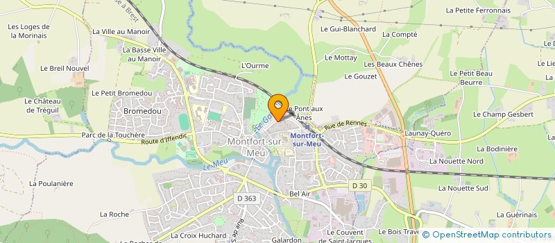 localisation de l'entreprise MADAME AURELIE PERSIL  MONTFORT-SUR-MEU