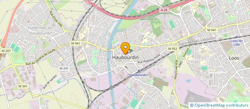 localisation de l'entreprise MADAME AURELIE PERSYN  HAUBOURDIN