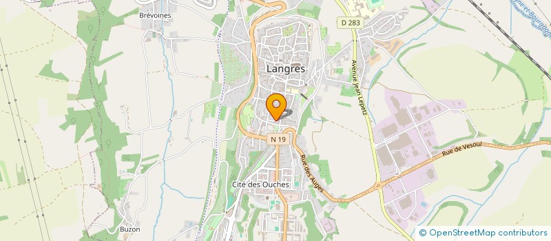 localisation de l'entreprise MADAME AURELIE PERU à LANGRES