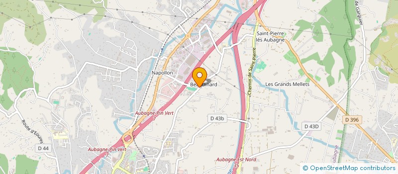 localisation de l'entreprise MADAME AURELIE PESCE  AUBAGNE