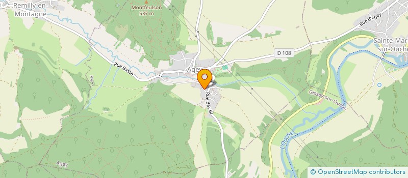 localisation de l'entreprise MADAME AURELIE PESENTI  AGEY