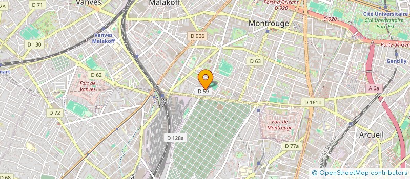 localisation de l'entreprise MADAME AURELIE PESTANA à MONTROUGE