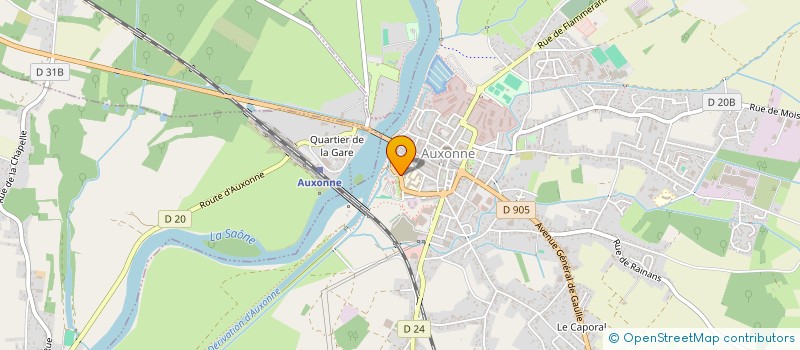 localisation de l'entreprise MADAME AURELIE PETIT  AUXONNE