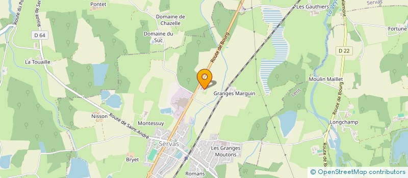 localisation de l'entreprise MADAME AURELIE PETIT  SERVAS