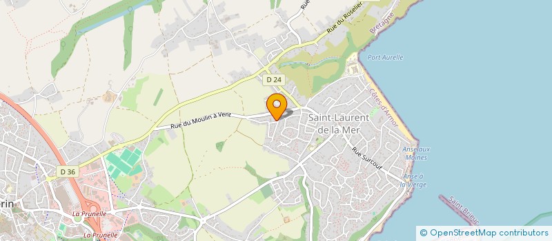 localisation de l'entreprise MADAME AURELIE PETIT  PLERIN