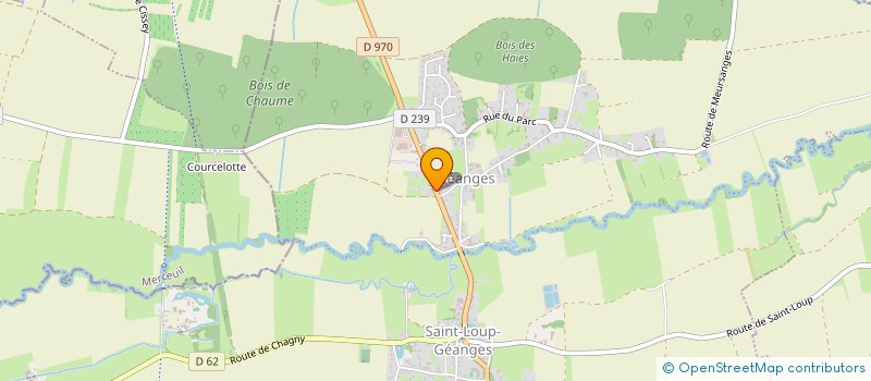 localisation de l'entreprise MADAME AURELIE PETITBOULANGER  SAINT-LOUP-GEANGES