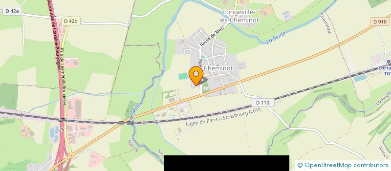 localisation de l'entreprise MADAME AURELIE PETITJEAN  CHEMINOT