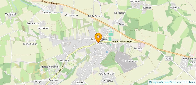 localisation de l'entreprise MADAME AURELIE PETTON  TELGRUC-SUR-MER