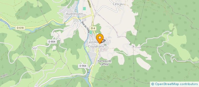 localisation de l'entreprise MADAME AURELIE PEYNOT à CASTILLON-EN-COUSERANS