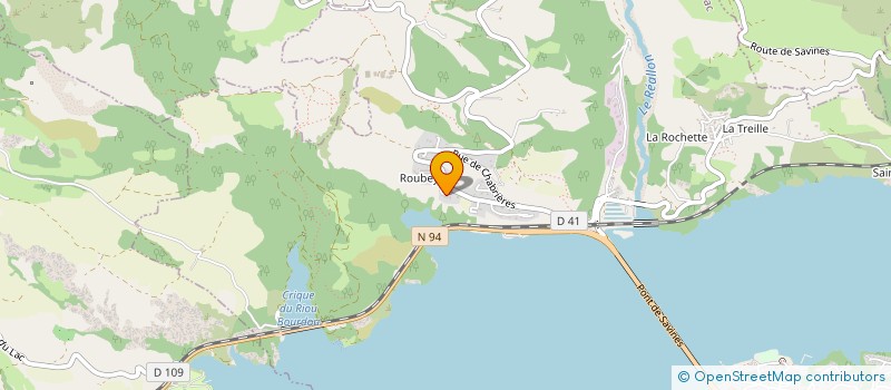 localisation de l'entreprise MADAME AURELIE PEYRON  SAVINES-LE-LAC