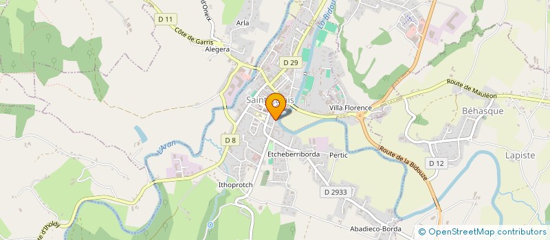 localisation de l'entreprise MADAME AURELIE PHILIBERT  SAINT-PALAIS