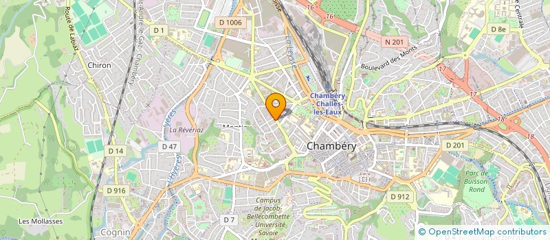 localisation de l'entreprise MADAME AURELIE PHILIBERT à CHAMBERY