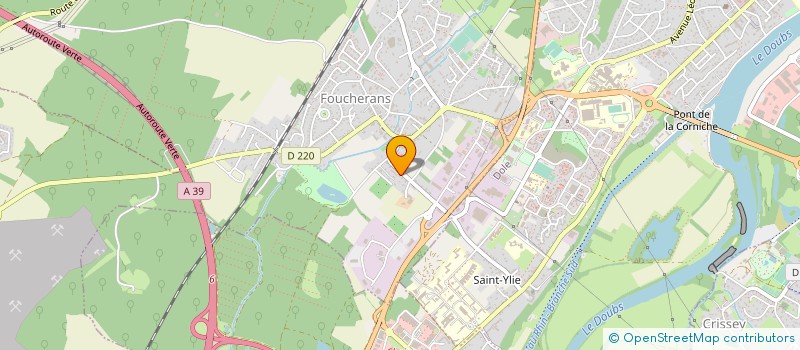 localisation de l'entreprise MADAME AURELIE PHILIPPE  FOUCHERANS