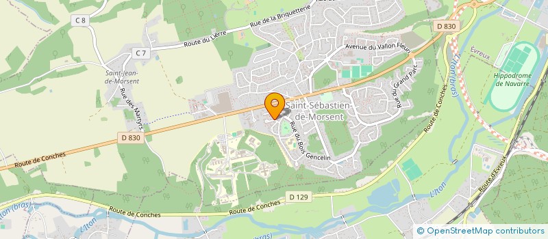 localisation de l'entreprise MADAME AURELIE PHILOTHEA BLONDEL  SAINT-SEBASTIEN-DE-MORSENT