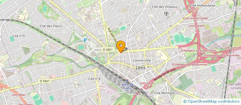 localisation de l'entreprise MADAME AURELIE PIC  LENS