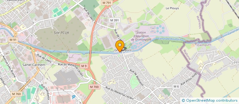 localisation de l'entreprise MADAME AURELIE PICAVET à LEERS