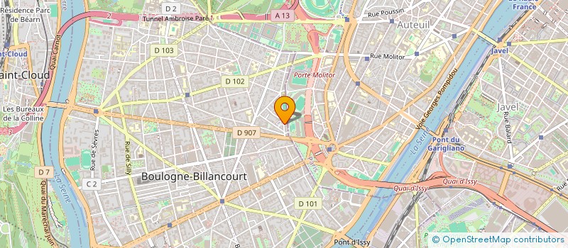 localisation de l'entreprise MADAME AURELIE PICHEREAU à BOULOGNE-BILLANCOURT
