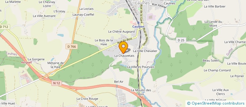 localisation de l'entreprise MADAME AURELIE PIEDVACHE  CAULNES