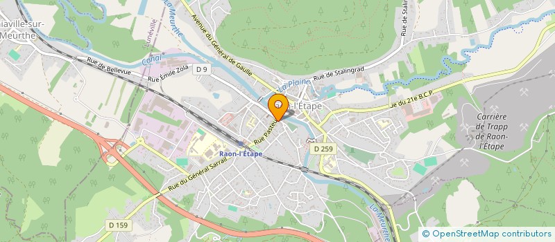 localisation de l'entreprise MADAME AURELIE PIERRON  RAON-L'ETAPE