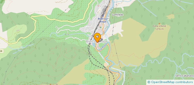 localisation de l'entreprise MADAME AURELIE PIERSON  BREIL-SUR-ROYA