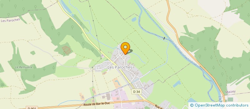 localisation de l'entreprise MADAME AURELIE PIERSON à LES PAROCHES