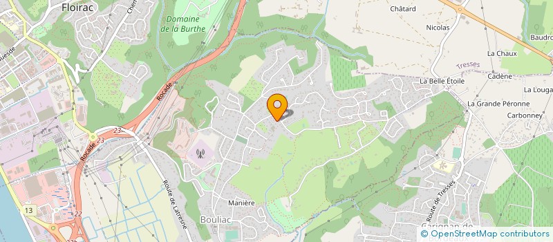 localisation de l'entreprise MADAME AURELIE PIET  BOULIAC