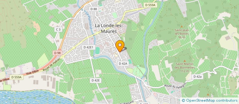 localisation de l'entreprise MADAME AURELIE PILAR à LA LONDE-LES-MAURES