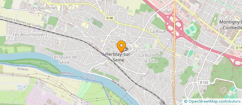 localisation de l'entreprise MADAME AURELIE PILET  HERBLAY-SUR-SEINE