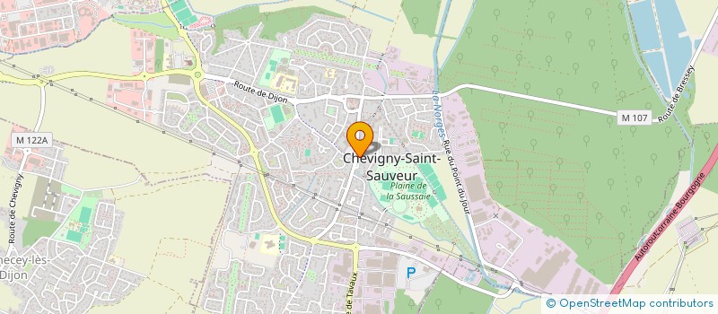 localisation de l'entreprise MADAME AURELIE PINHO à CHEVIGNY-SAINT-SAUVEUR