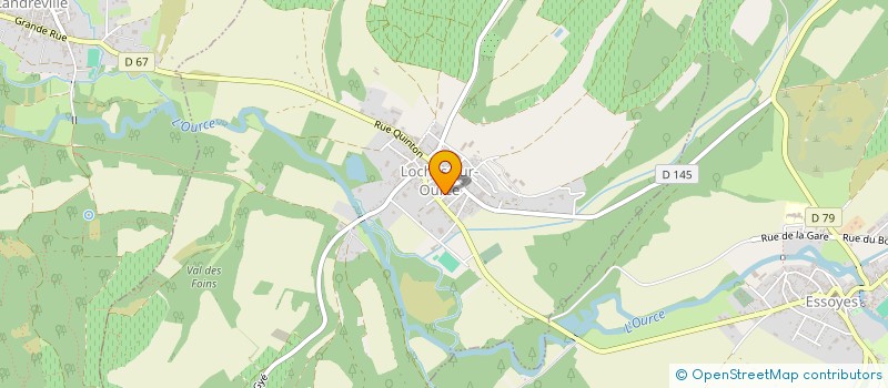 localisation de l'entreprise MADAME AURELIE PINILLA  LOCHES-SUR-OURCE