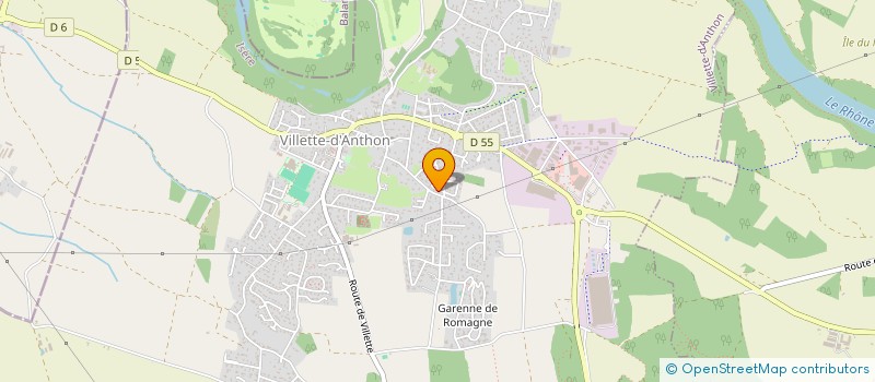 localisation de l'entreprise MADAME AURELIE PINOSA  VILLETTE-D'ANTHON